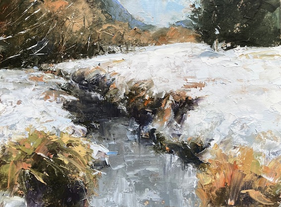 Grant Finch |Early Snow  | McAtamney Gallery and Design Store | Geraldine NZ